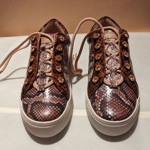 Kurt Geiger London Liviah Snakeskin sneakers New 8 Platform